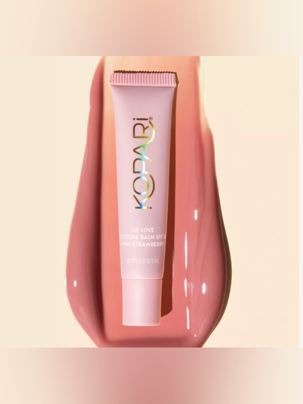 Kopari Lip Love Moisture Balm SPF 15 Pink 🍓